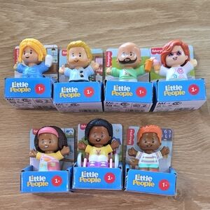 Fisher-Price Little People Diverse Character Toy Set Of 7 - Multicolor NEW